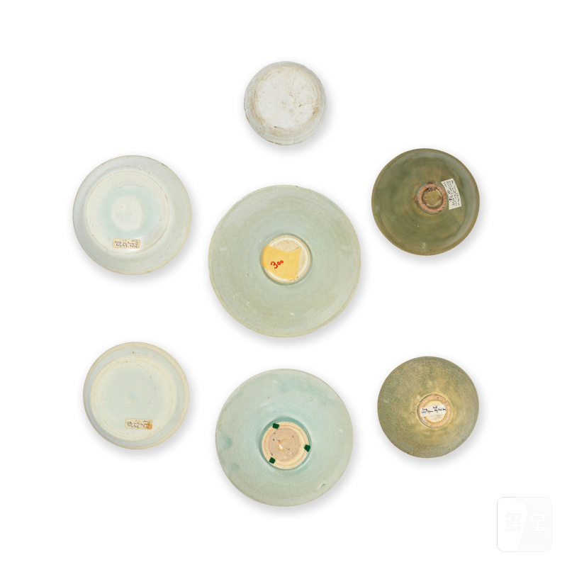 宋及更晚 陶瓷盤六件及盒一件 | SIX GLAZED DISHES AND A BOX AND COVER - 图5